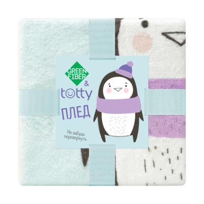 Детский плед Green Fiber & Totty
